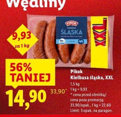 Kiełbasa promocja w Lidl