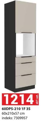 Szafka kuchenna 60DPS-210 1F 3S promocja w Merkury Market