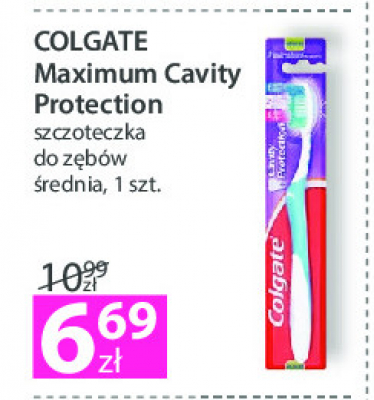 Szczoteczka do zębów Colgate maximum cavity protection promocja