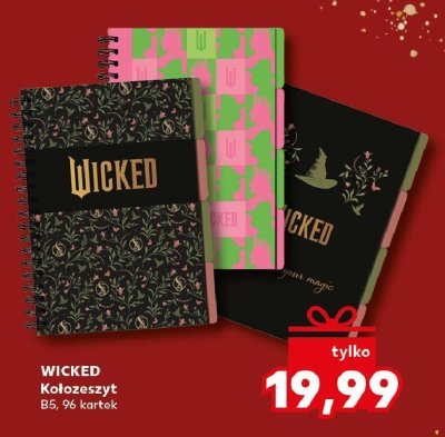 Kołozeszyt B5, 96 kartek promocja w Kaufland