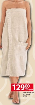 Pareo do sauny 90 x 140 cm promocja w Selgros