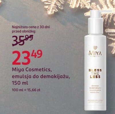 Emulsja do demakijażu Miya Cosmetics, 150 ml promocja w Rossmann