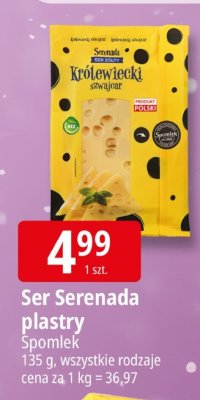 Ser Serenada plastry Spomlek promocja w Leclerc