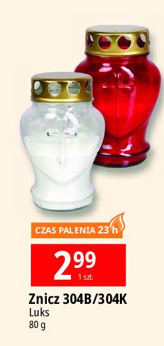 Znicz w-304b 23h 13 cm Luks promocja