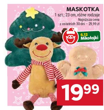 Maskotka 23 cm promocja