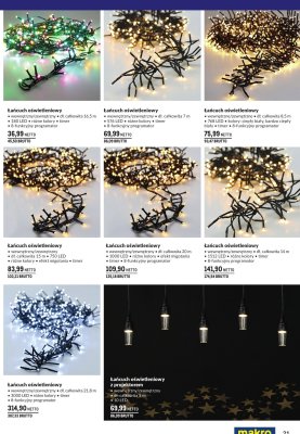 Łańcuch oświetleniowy wewnętrzny/zewnętrzny 15 m 750 LED promocja w Makro