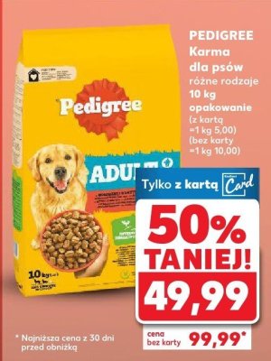 Karma dla psów różne rodzaje 10 kg promocja w Kaufland