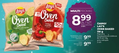 Chipsy Lay's Oven Baked Yoghurt with Herbs, Grilled Paprika promocja w Duży Ben