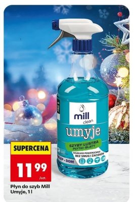 Płyn do szyb Mill Umyje, 1 l promocja w Biedronka