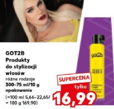 Produkty do stylizacji włosów różne rodzaje promocja w Kaufland