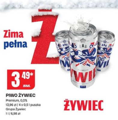 Piwo Żywiec promocja w Chorten