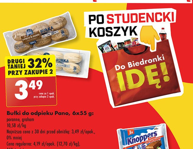 Bułka graham Pano promocja w Biedronka