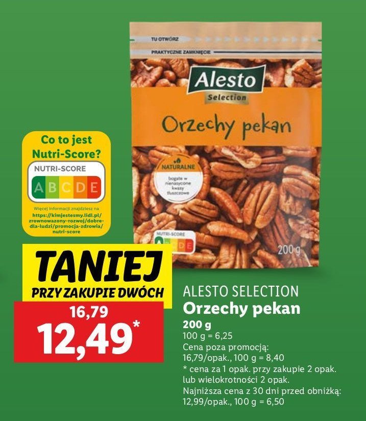 Orzechy pekan Alesto promocja