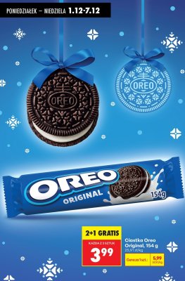 Ciastka Oreo Original, 154 g promocja w Biedronka