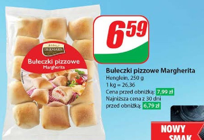 Bułeczki pizzowe margherita Dermaris promocja w Dino