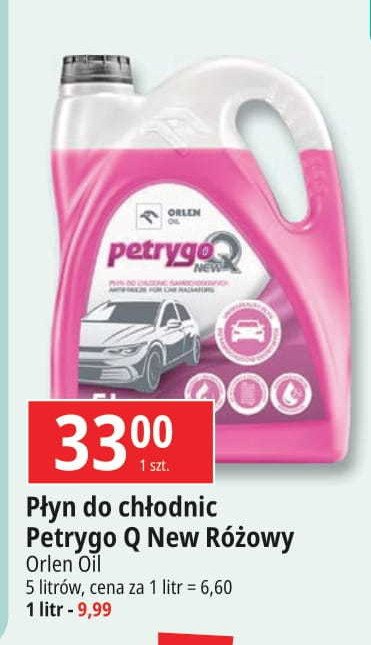 Płyn do chłodnic petrygo q new Orlen oil promocja