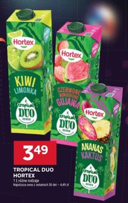 Napój Tropical Duo Hortex czerwona guawa gujava promocja w Stokrotka