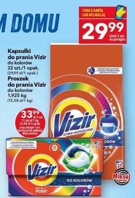 Proszek do prania Vizir do kolorów promocja w LEWIATAN