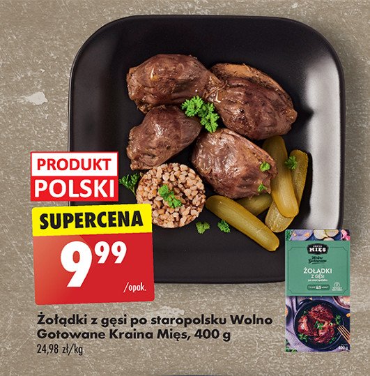 Żołądki z gęsi po staropolsku Kraina mięs promocja w Biedronka