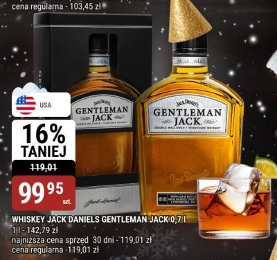 Whisky Jack Daniel's Gentleman Jack 0,7l promocja w bi1