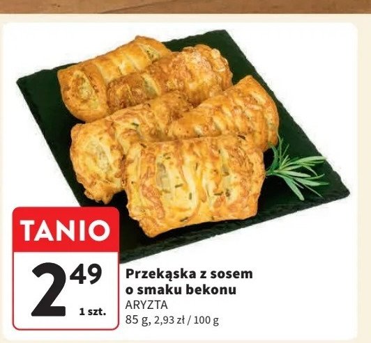 Przekąska z sosem o smaku bekonu Aryzta promocja