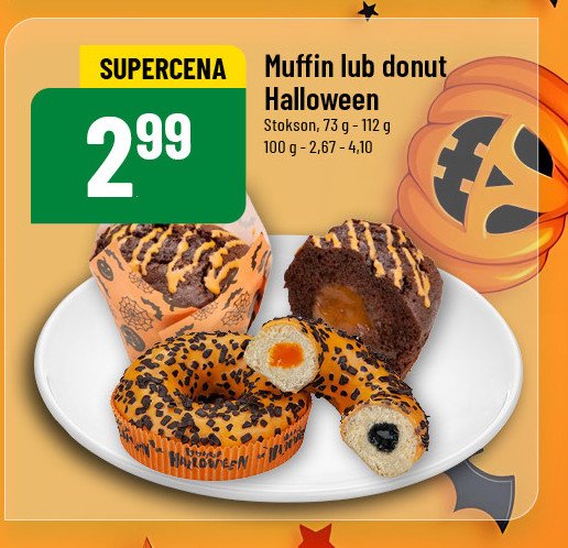 Donut halloween Stokson promocja w POLOmarket