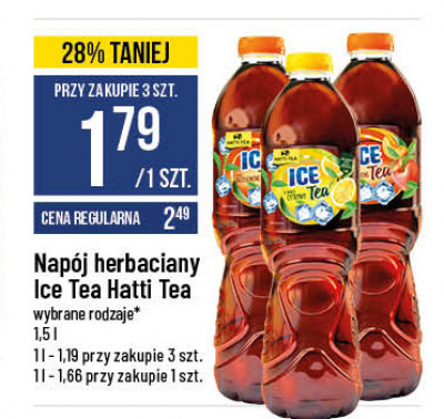 Herbata mrożona cytrynowa Hatti tea promocja