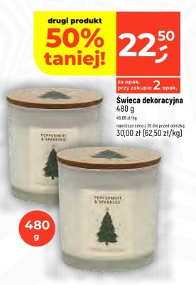 Świeca dekoracyjna 480 g promocja w Dealz