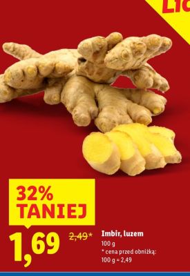 Imbir luzem promocja w Lidl