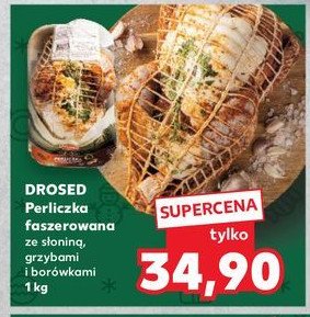 Perliczka wielkopolska ze słoniną żurawiną i jabłkami Drosed promocja w Kaufland