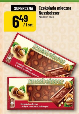 Czekolada mleczna Nussbeisser Mondelez promocja w POLOmarket