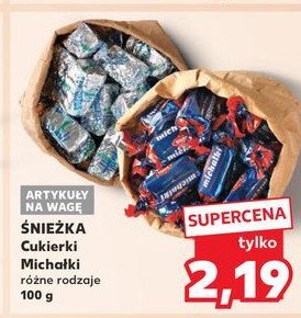 Cukierki z hanki Śnieżka michałki promocja