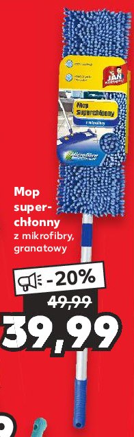 Mop superchłonny z mikrofibry Jan niezbędny promocja