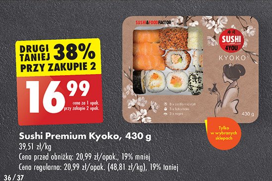 Sushi kyoko Sushi 4you promocja