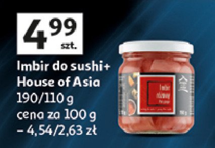 Imbir różowy House of asia promocja w Auchan
