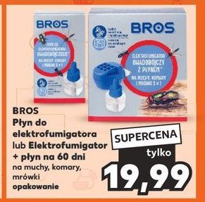 Urządzenie na komary z płynem Bros promocja