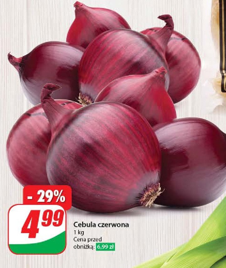 Cebula czerwona promocja w Dino