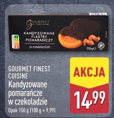 Kandyzowane pomarańcze w czekoladzie  promocja w Aldi