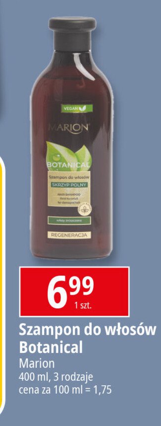 Szampon ze skrzypem polnym Marion botanical promocja