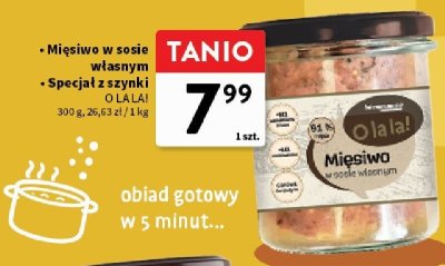 Mięsiwo w sosie własnym O LA LA! promocja w Intermarche