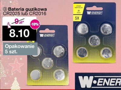 Bateria guzikowa CR2025 lub CR2016 promocja w Woolworth