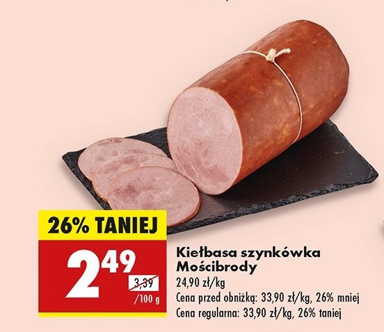 Kiełbasa szynkowa Mościbrody promocja