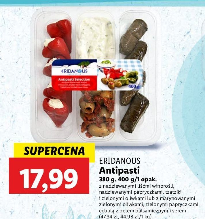 Antipasti mix Eridanous promocja