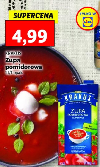 Zupa pomidorowa Krakus maspex promocja