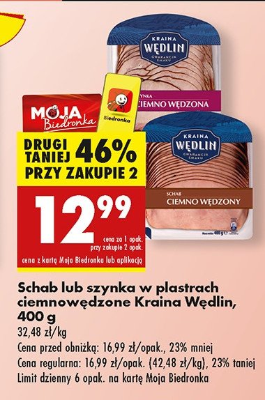 Schab ciemnowędzony Kraina wędlin promocja