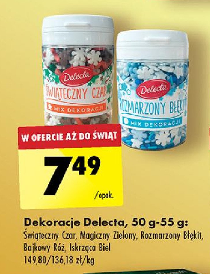 Mix dekoracji bajkowy róż Delecta promocja