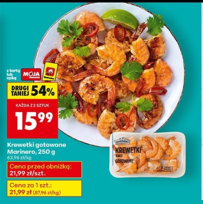 Krewetki gotowane  promocja w Biedronka
