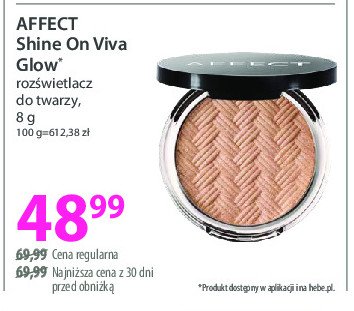 Rozświetlacz hs-0002 viva glow AFFECT promocja w Hebe