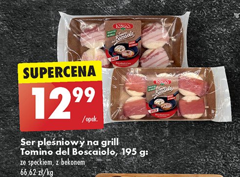 Ser na grill tomino del boscaiolo z bekonem Longo promocja