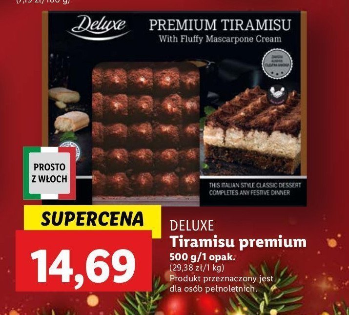 Tiramisu Deluxe promocja